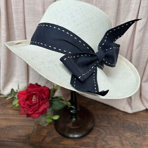 Off White Navy Women's Hat